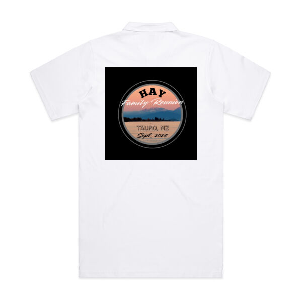 Hay Reunion Commemorative Tee - AS Colour Mens Chad Polo Thumbnail