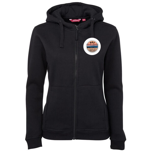 Womens hoodie - JB's Ladies Full Zip Fleecy Hoodie Thumbnail